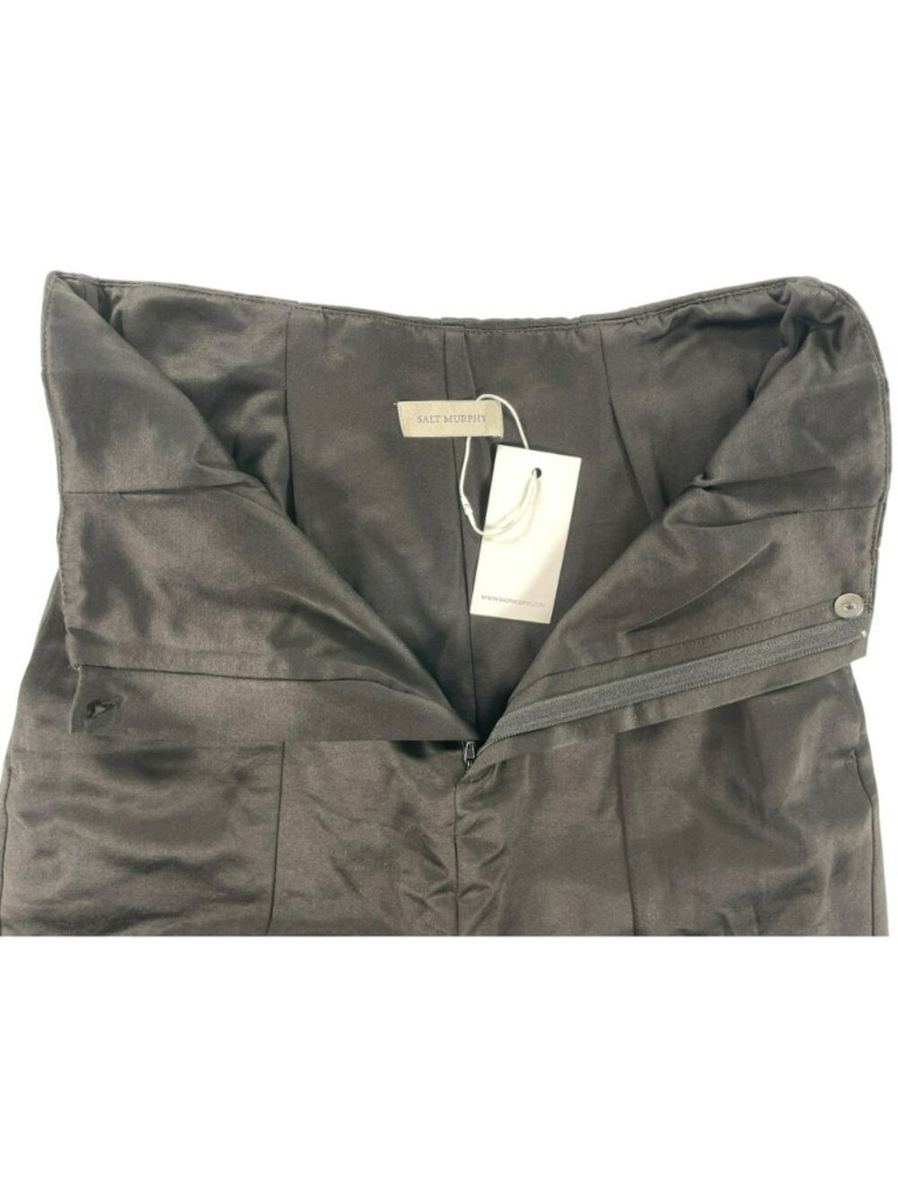 Salt Murphy High-Waisted Black Wide-Leg Designer Pants Men's Size 34 NEW - Picture 7 of 9